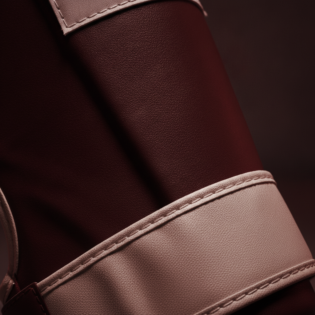 Fairtex SP5 shin guards — macro detail
